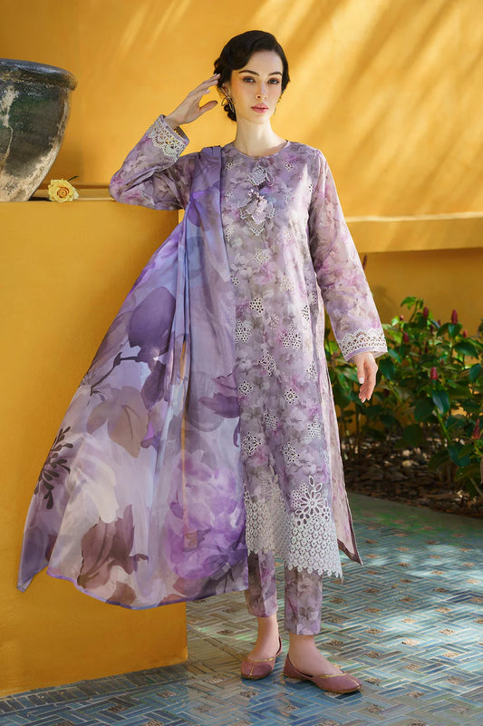 Etihad.C Purple Digital Printed Lawn Collection