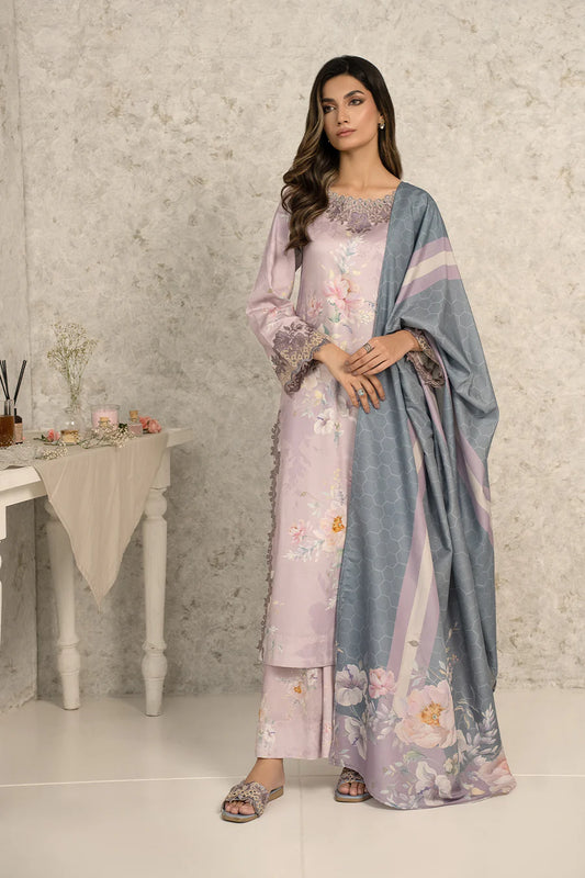 Etihad.C Purple Digital Printed Lawn Collection