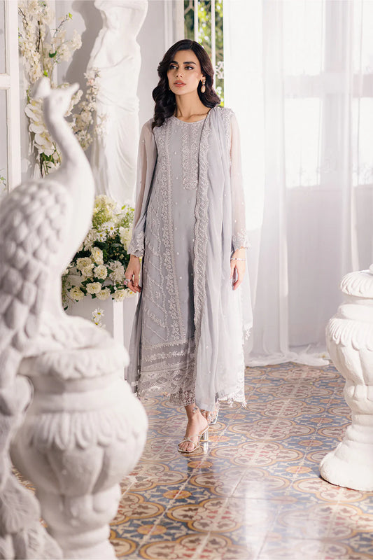Etihad.C Silver Formal Collection Chiffon