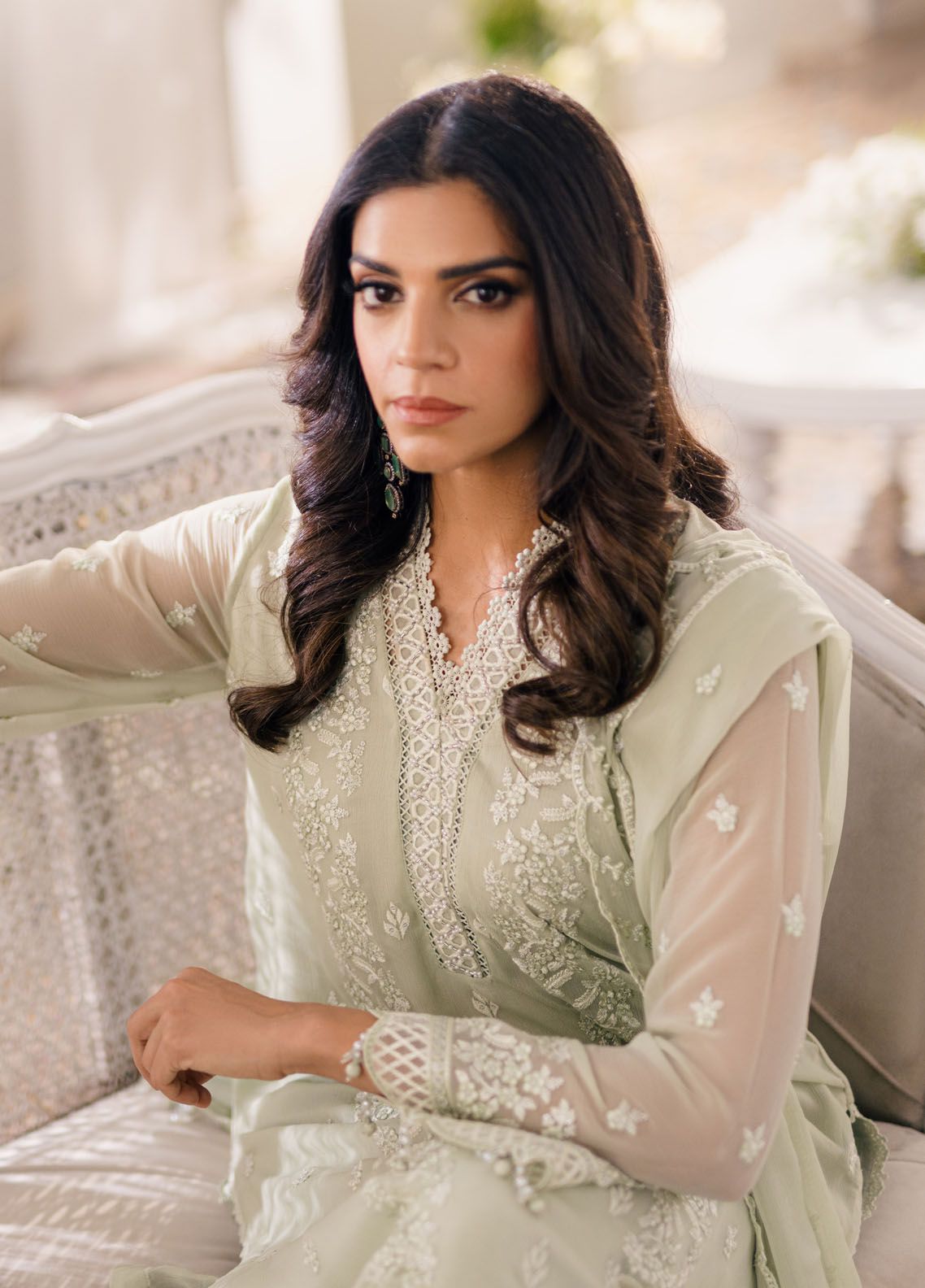 Etihad.C Pistachio Formal Collection Chiffon